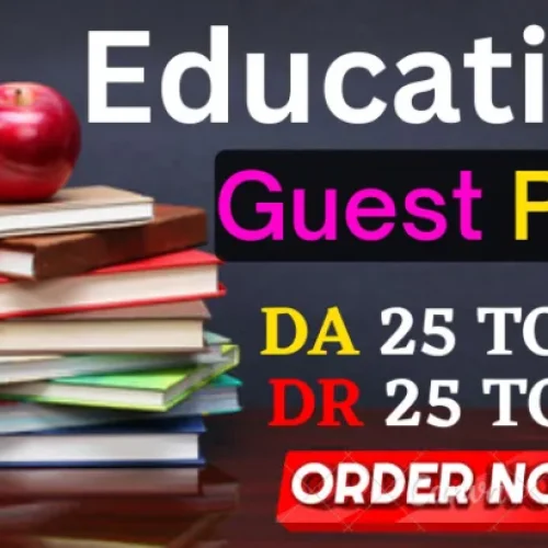 How can education guest posts improve website visibility?