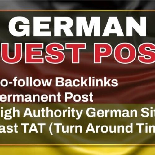 German guest posting Services